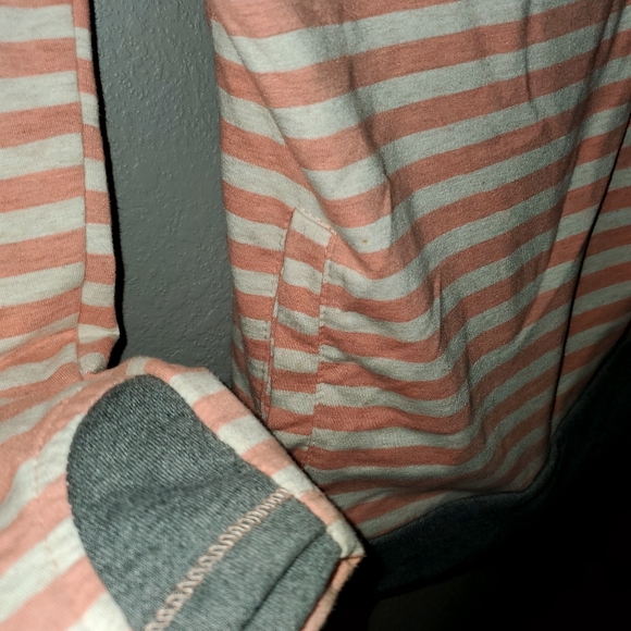 Pink and white double hoodie - Picture 2 of 3